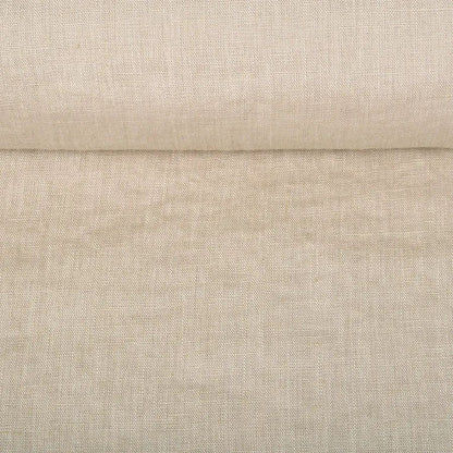 Ľanová látka béžová 200 g/m²