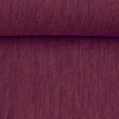 Ľanová látka vínová 200 g/m²