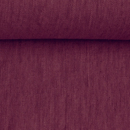 Ľanová látka vínová 200 g/m²