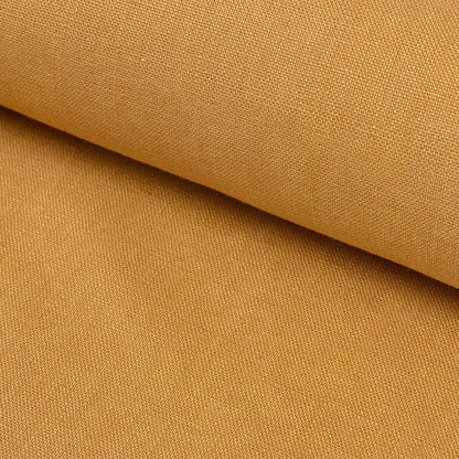 Ľanová látka horčicová 200 g/m²