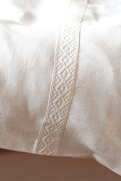 České ľanové čipkované obliečky na prikrývku a vankúš