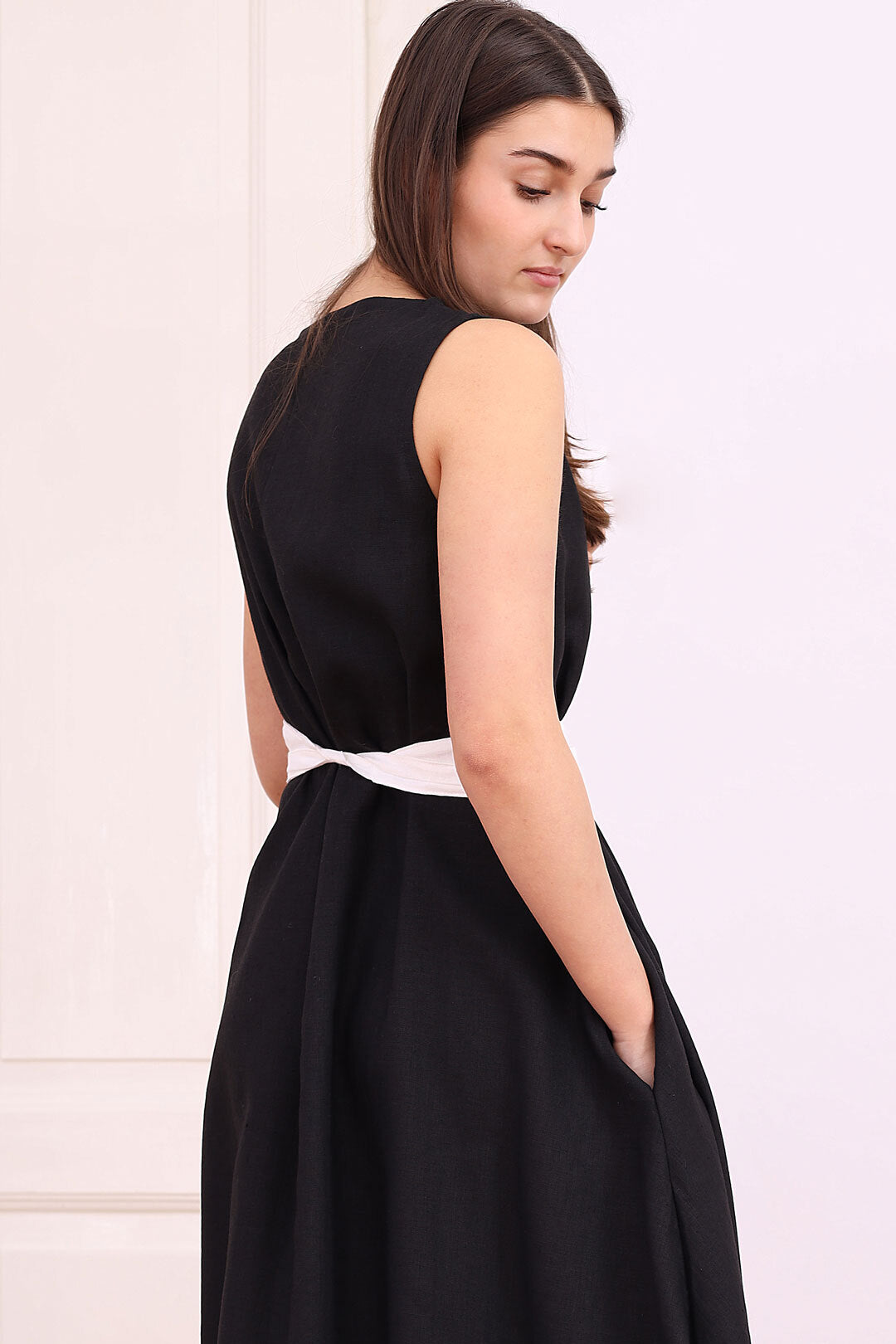 Ľanový opasok Lotika stredná šírka