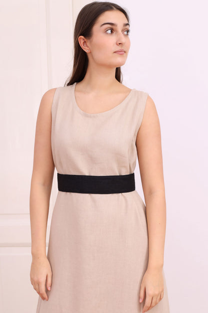 Ľanový opasok Lotika stredná šírka