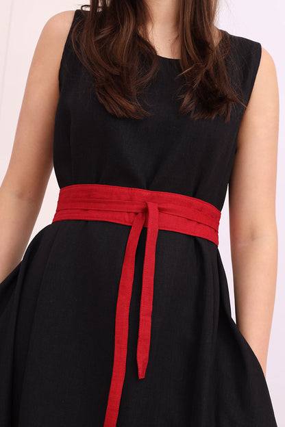 Ľanový opasok Lotika stredná šírka