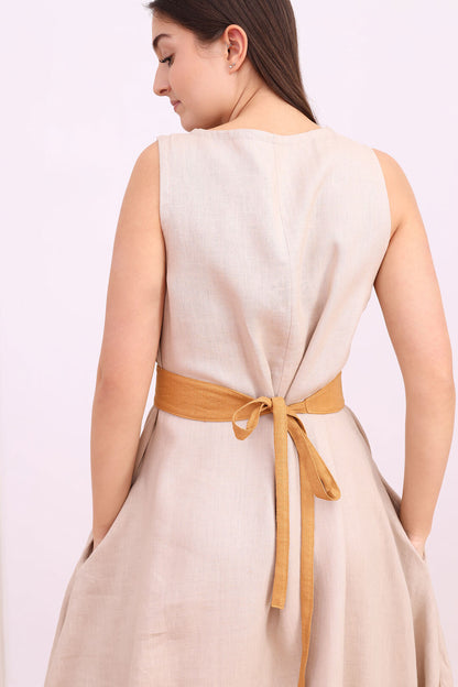 Ľanový opasok Lotika stredná šírka