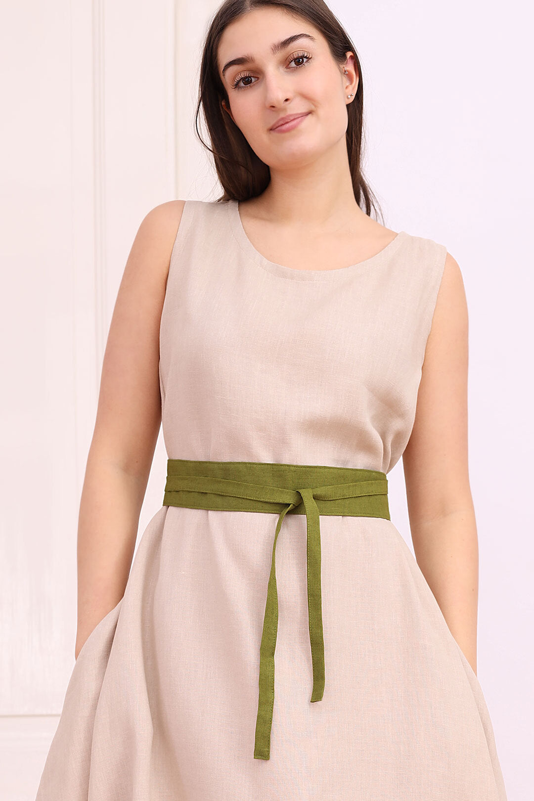 Ľanový opasok Lotika stredná šírka