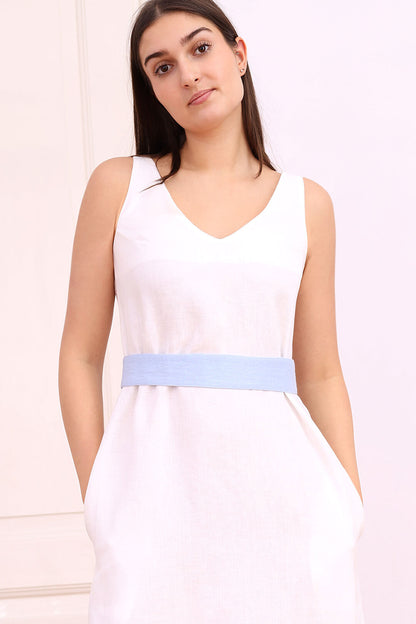 Ľanový opasok Lotika stredná šírka