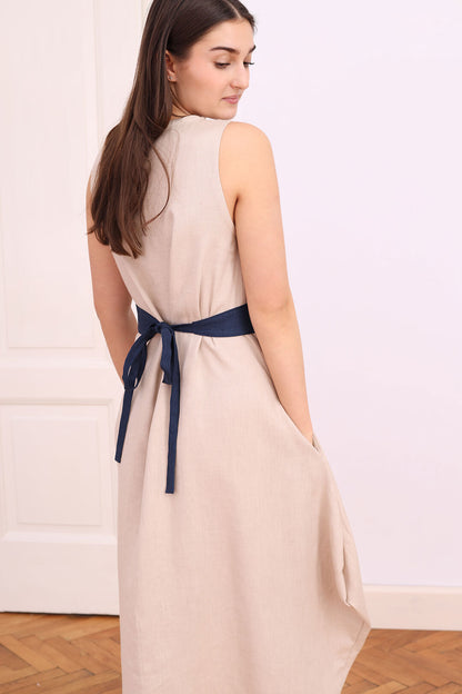 Ľanový opasok Lotika stredná šírka