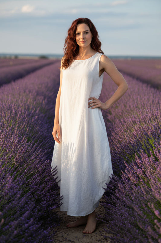 , white linen dresses 